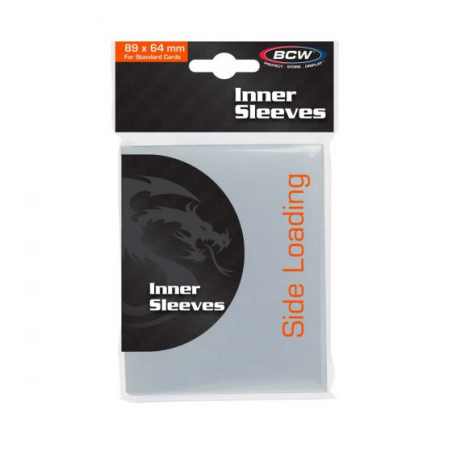 BCW GAMING REGULAR INNER SLEEVES - SIDELOADING