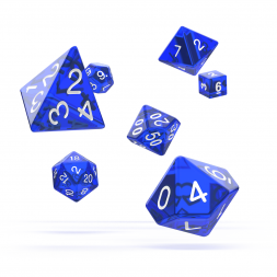 DICE RPG SET TRANSLUCENT
 Color-Blue