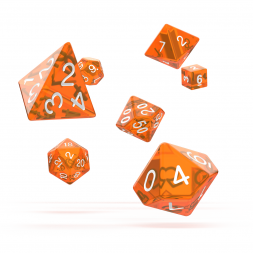DICE RPG SET TRANSLUCENT
 Color-Orange