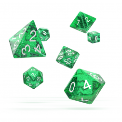 DICE RPG SET SPECKLED
 Color-Green
