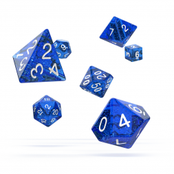 DICE RPG SET SPECKLED
 Color-Blue
