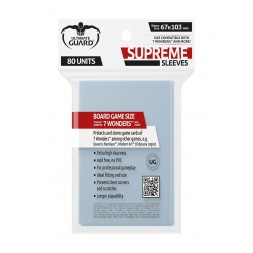 Supreme Sleeves For Board Game Cards 7 Wonders 80