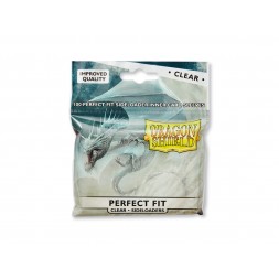 Dragon Shield Sideloading Perfect Fit Sleeves Standard Size 100 Clear