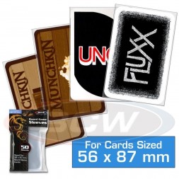 BOARD GAME SLEEVES - 56MM X 87MM
