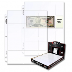 Pro 4 Pocket Currency Page 100 Ct Box