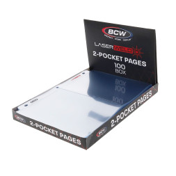 Bcw Laserweld 2 Pocket Photo Page 100 Ct Box