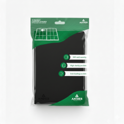 Accesorio - Andes Protection 9 Pocket Leather Card Binder Black