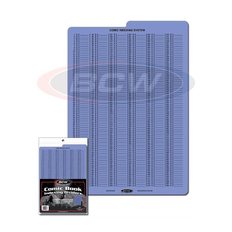 COMIC INDEXING DIVIDERS