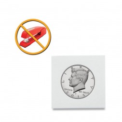 Peel N Seal Flips 2X2 Adhesive Half Dollar