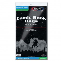 RESEALABLE CURRENT COMIC BAGS