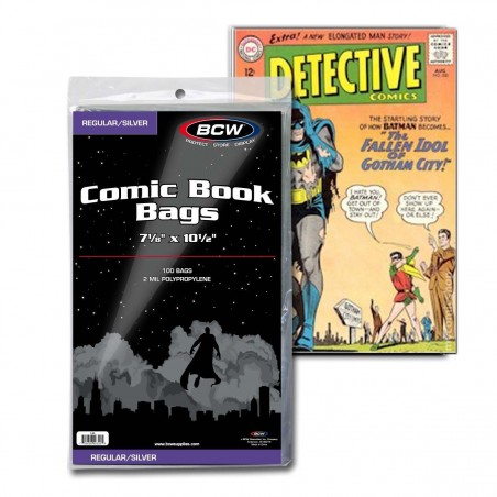 SILVER COMIC BAGS
